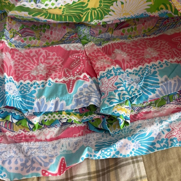 Lilly Pulitzer Vibrant Multicolor Mini Skort - girls size 8 - 100% cotton - Picture 2 of 5